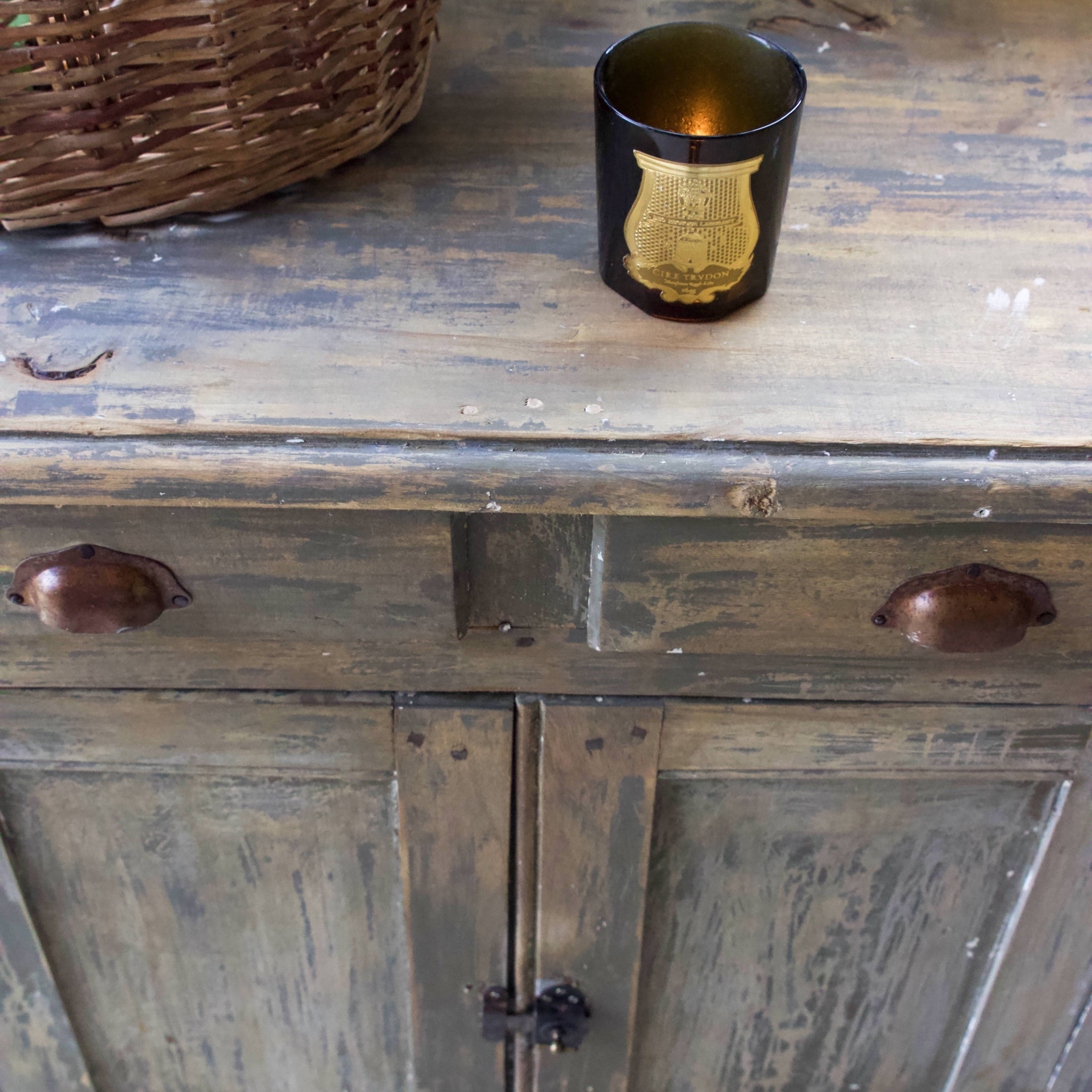 Sideboard in weathered gray wood