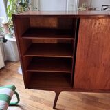 Buffet haut vintage en teck – Design scandinave