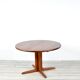 Midcentury Danish Extending Round Teak Table by Skovby. Vintage Modern / Scandinavian Style /Retro.