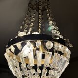 lustre plafonnier à pampilles