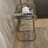 Chrome end table