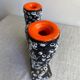 Vallauris fat lava ceramic candle holder