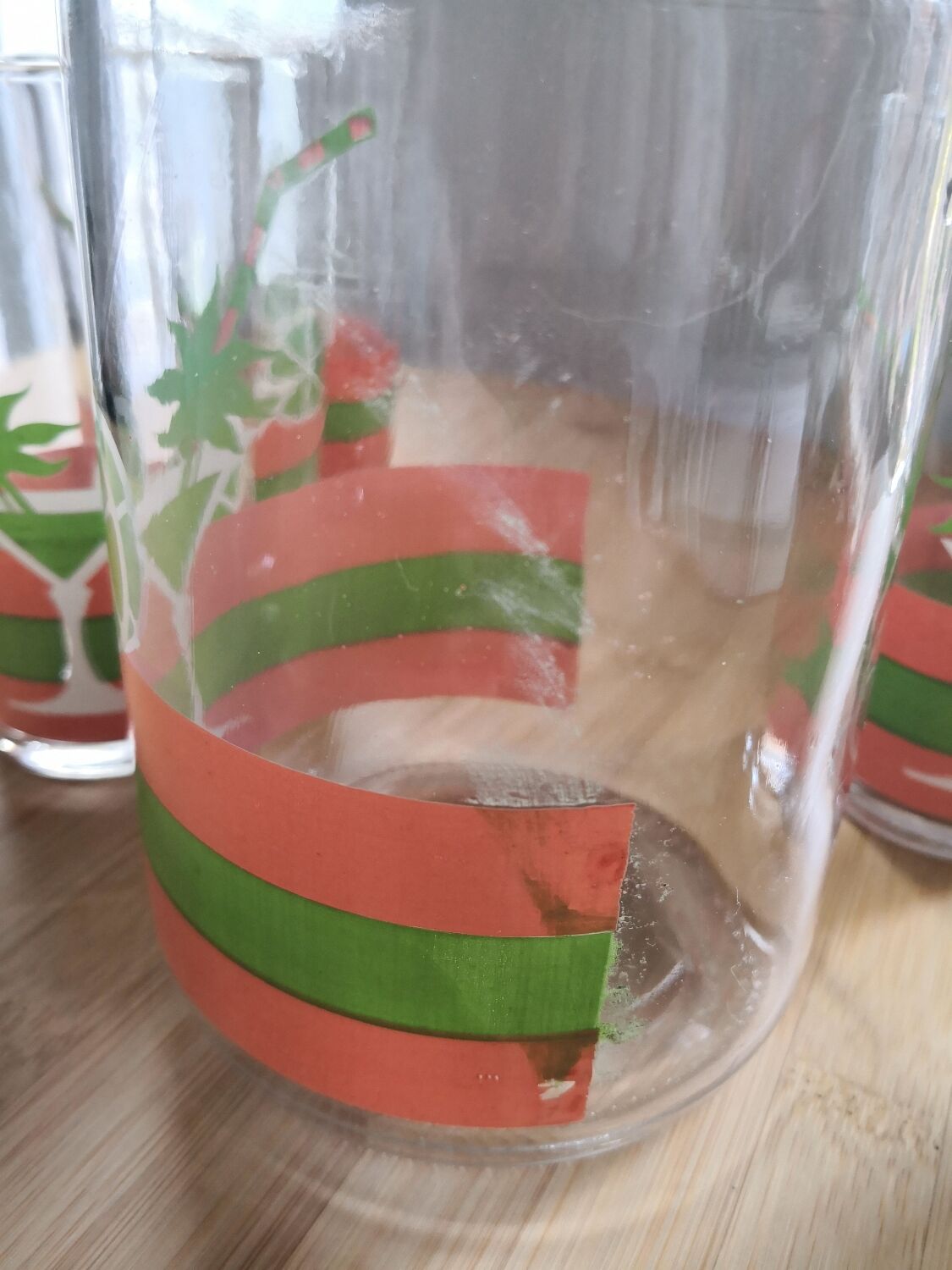 Vintage orangeade service