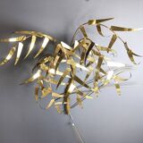 Palm tree wall light by Daniel D'Haeseleer, 1970s