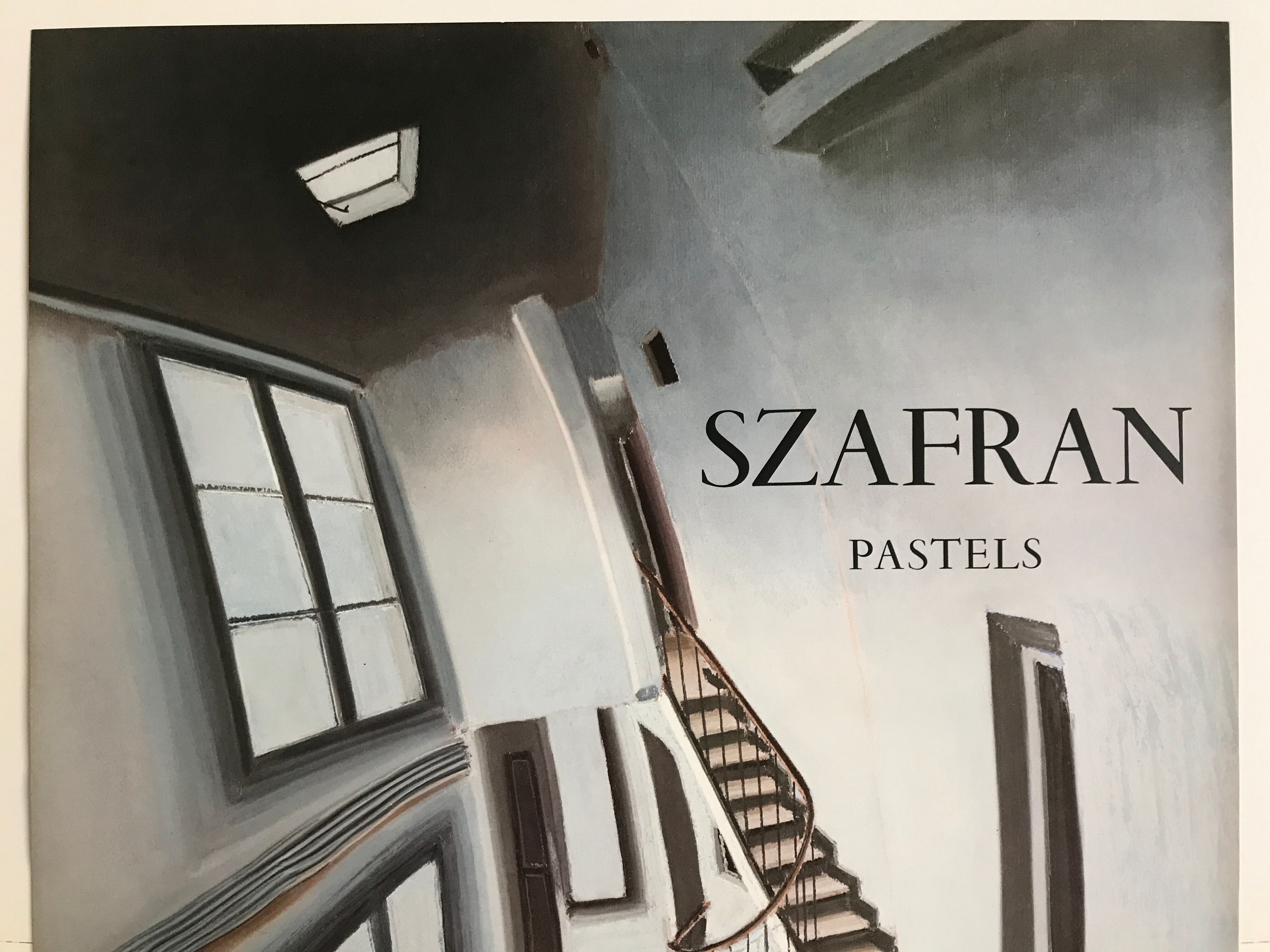 Exhibition poster by Sam Szafran, Galerie Claude Bernard, 1980
