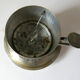 Individual silver metal coffee maker