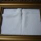 Gilded wood and stucco frame