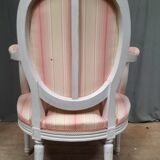 Louis XVI style medallion armchair