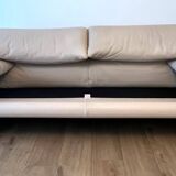Maralunga leather sofa by Cassina