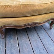 Fauteuil/bergère de style louis xv  début 20 eme