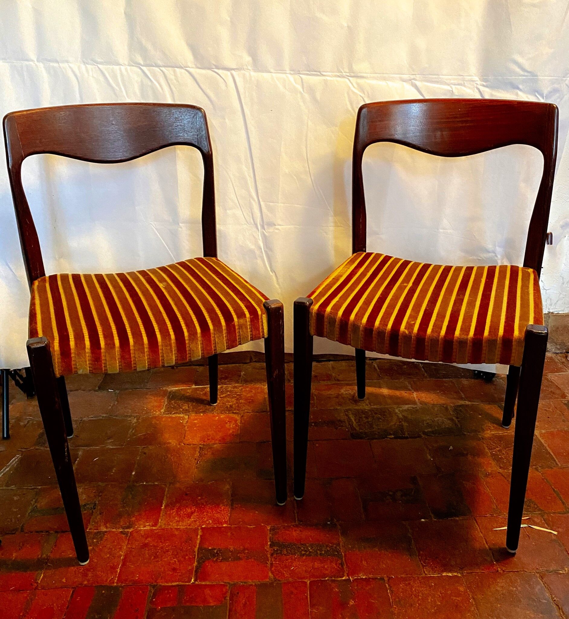 Pair of Scandinavian chairs