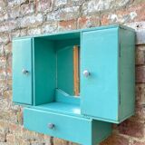 Old wall-mounted bathroom cabinet