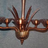 Amethyst chandelier (signed) Murano circa 1940-50