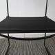 Paire de chaises spaghetti scoubidou noires années 70