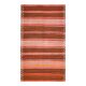 1970s vintage Turkish Oushak handmade wool cotton orange area rug 188x326