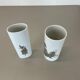 Ensemble de 2 vases en porcelaine par Björn Wiinblad pour Rosenthal Studio Line Allemagne 1970