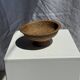 Small bowl on a pedestal made of woven Indonesian rattan D18 H9