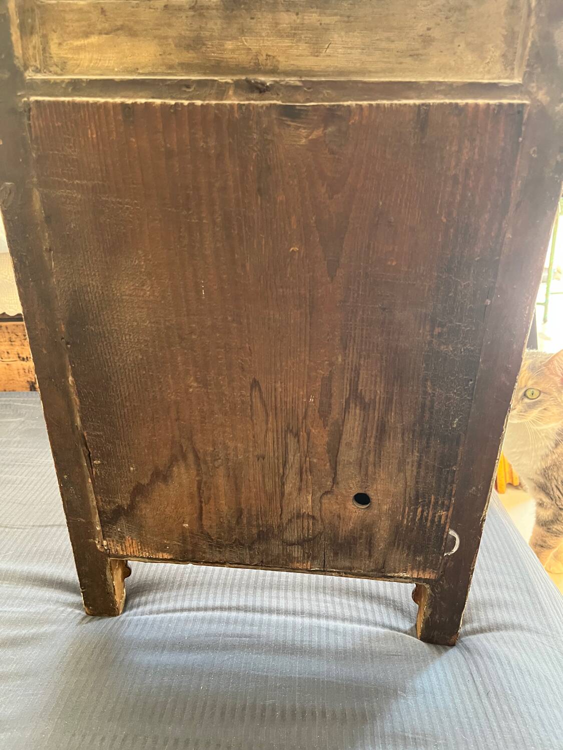 Gilded wooden mirror