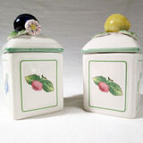 Villeroy and Boch jam jars