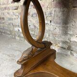 Empire style walnut and zinc furniture planter