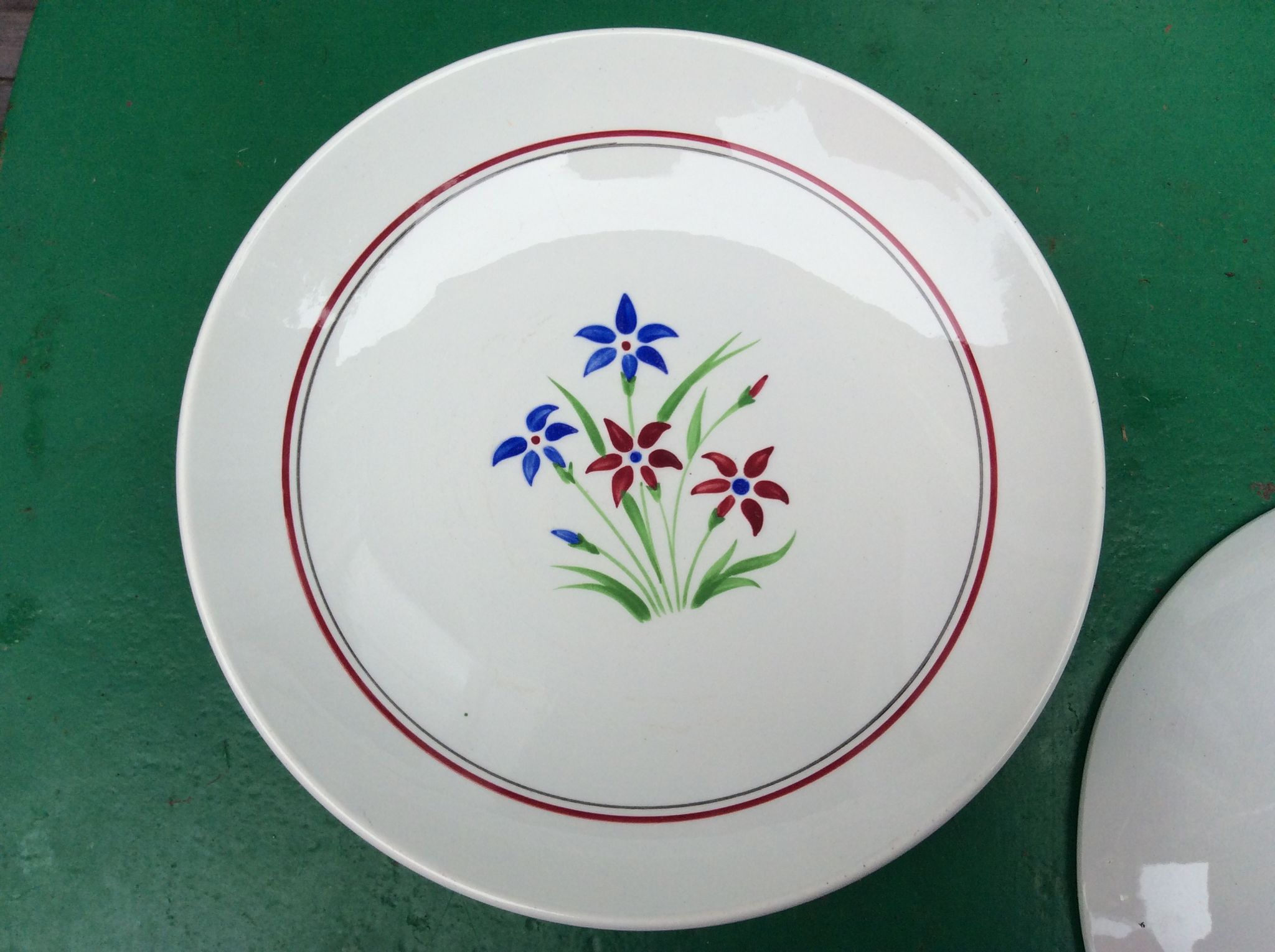 Duo de plats vintage