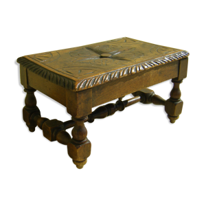 Table de poupe?e ancienne en bois