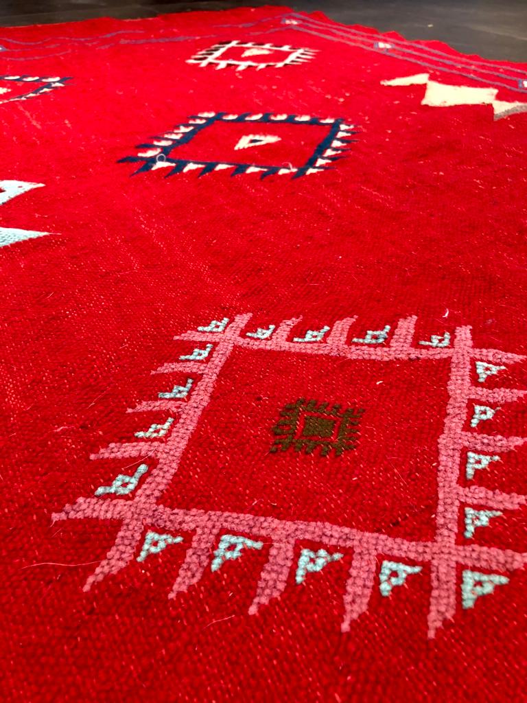 Moroccan kilim carpet