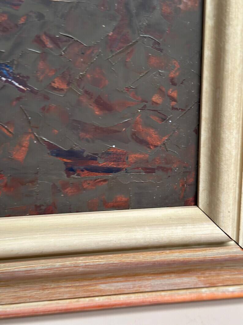 Original Swedish Oil on Panel – “Landscape” by Bertil Wahlberg – Signed – Vintage and Framed – 48 × 41.5 cm (18.9" × 16.3")