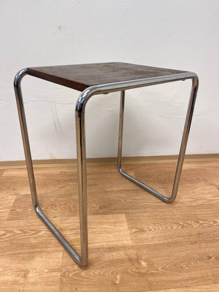 Rare Bauhaus chrome Nesting Table B9, Marcel Breuer, 1930s