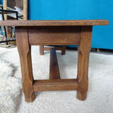Solid oak farmhouse coffee table