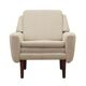 Cream armchair, Danish design, 1970s, production: Denmark