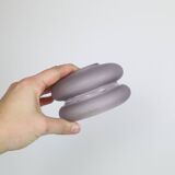 Baladeuse en verre épais violet, vintage