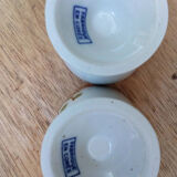 2 vintage Korean ceramic shells