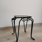 Decorative ceramic wrought iron harness