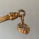 Paire de porte embrasses en bronze doré Napoléon III