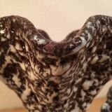 Marius Giuge vase in Vallauris, fat lava ceramic