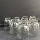Verres moderne milieu de siècle cristal