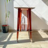 Vintage Formica trolley on wheels from the 1960s