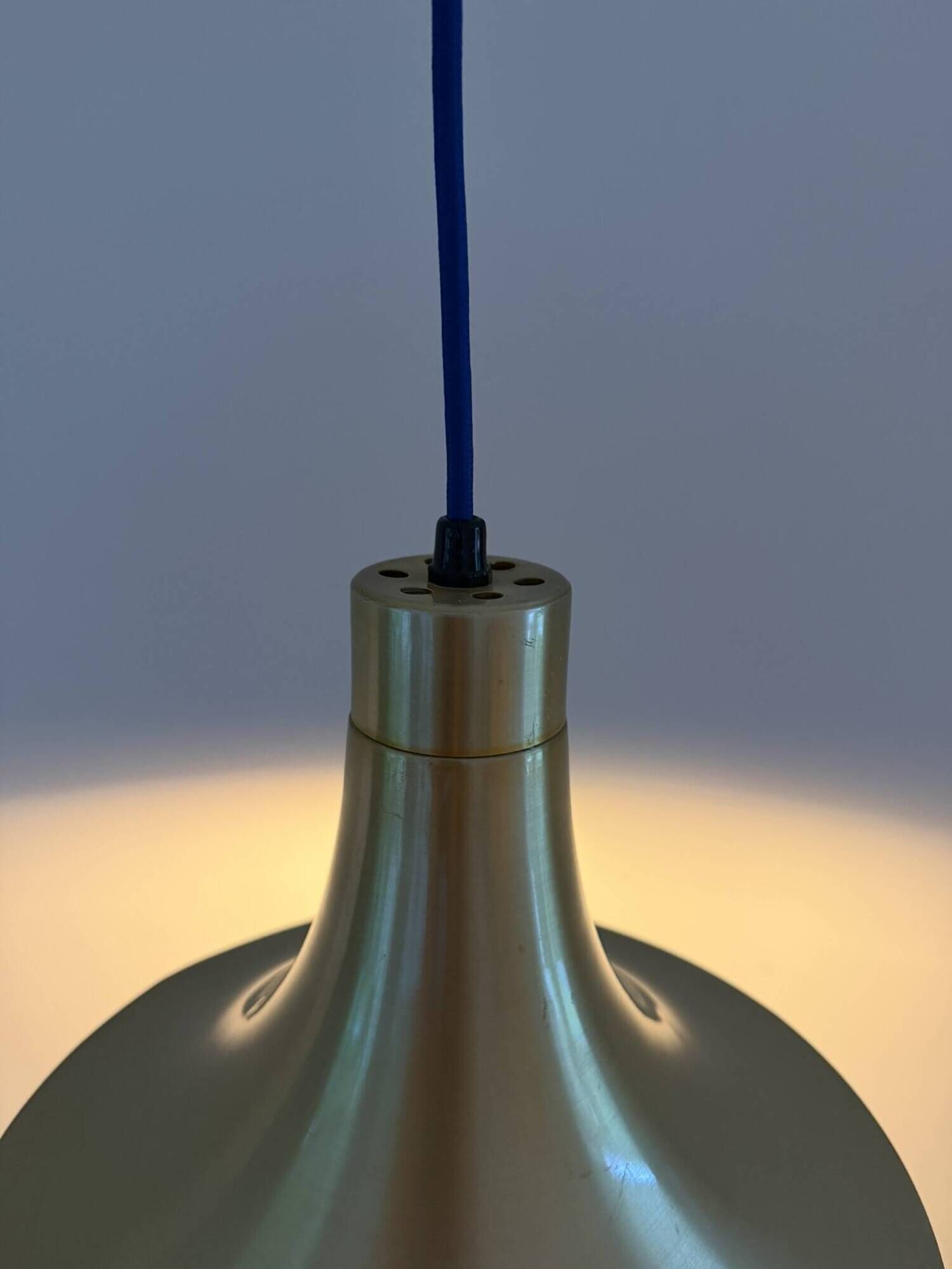 Vintage Danish design lamp in style of Semi pendel - Golden space age lamp