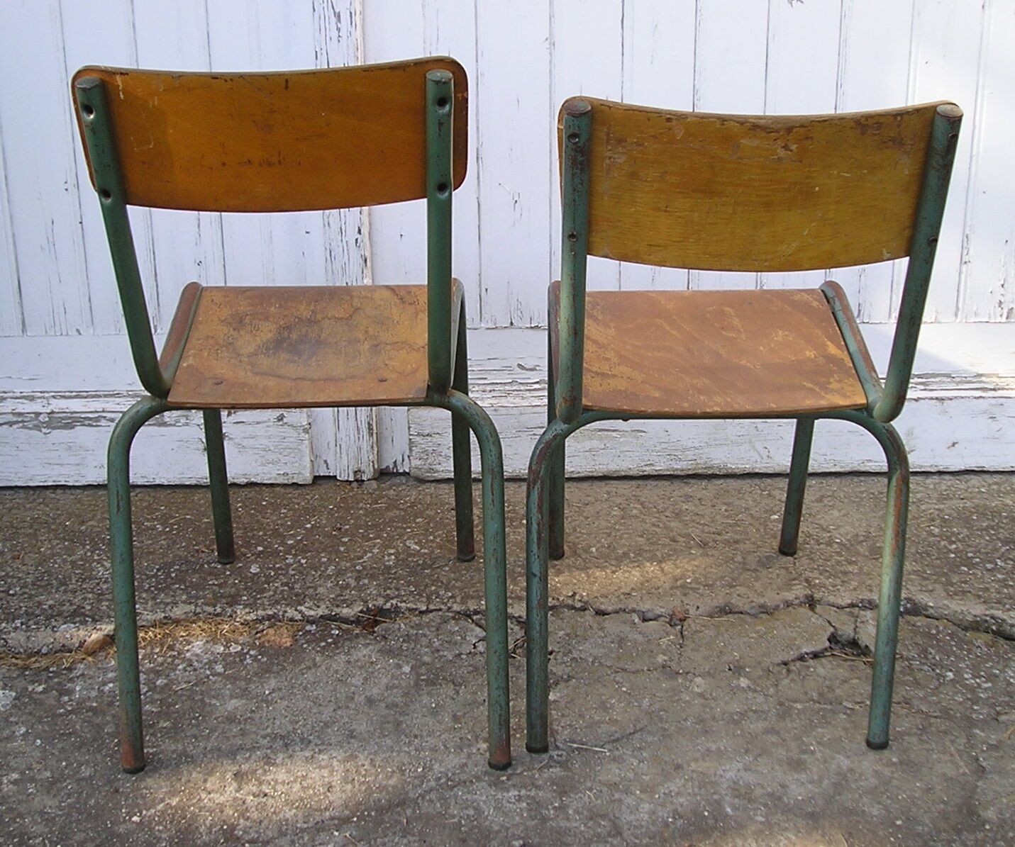 2 Mullca school chairs