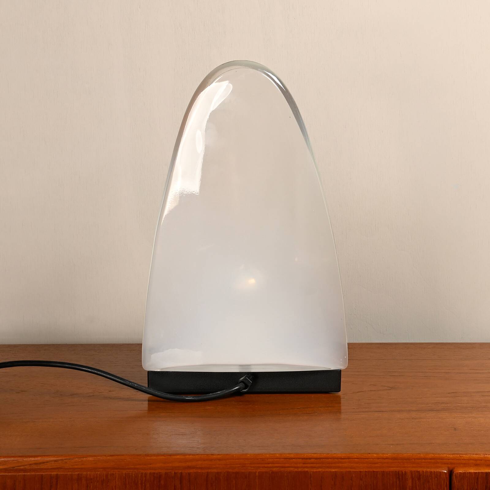 Carlo Nason table or bedside lamp with Murano Glass for Mazzega, Italy 1970's