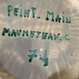 Vintage ceramic plate, 60s design