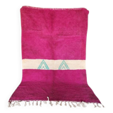 Tapis bérbere rose tissé en laine fait main traditionnelle 250cmx150cm
