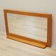 Mirror in mahogany frame, Italian design, 1970s, production: Italy