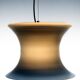 Opaline pendant lamp - Murano glass - Luciano Vistosi