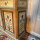 Louis Philippe style sideboard in painted wood and faux marble