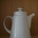 Stoneware teapot with Japanese pattern
