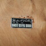 Vintage English bedside wood small format