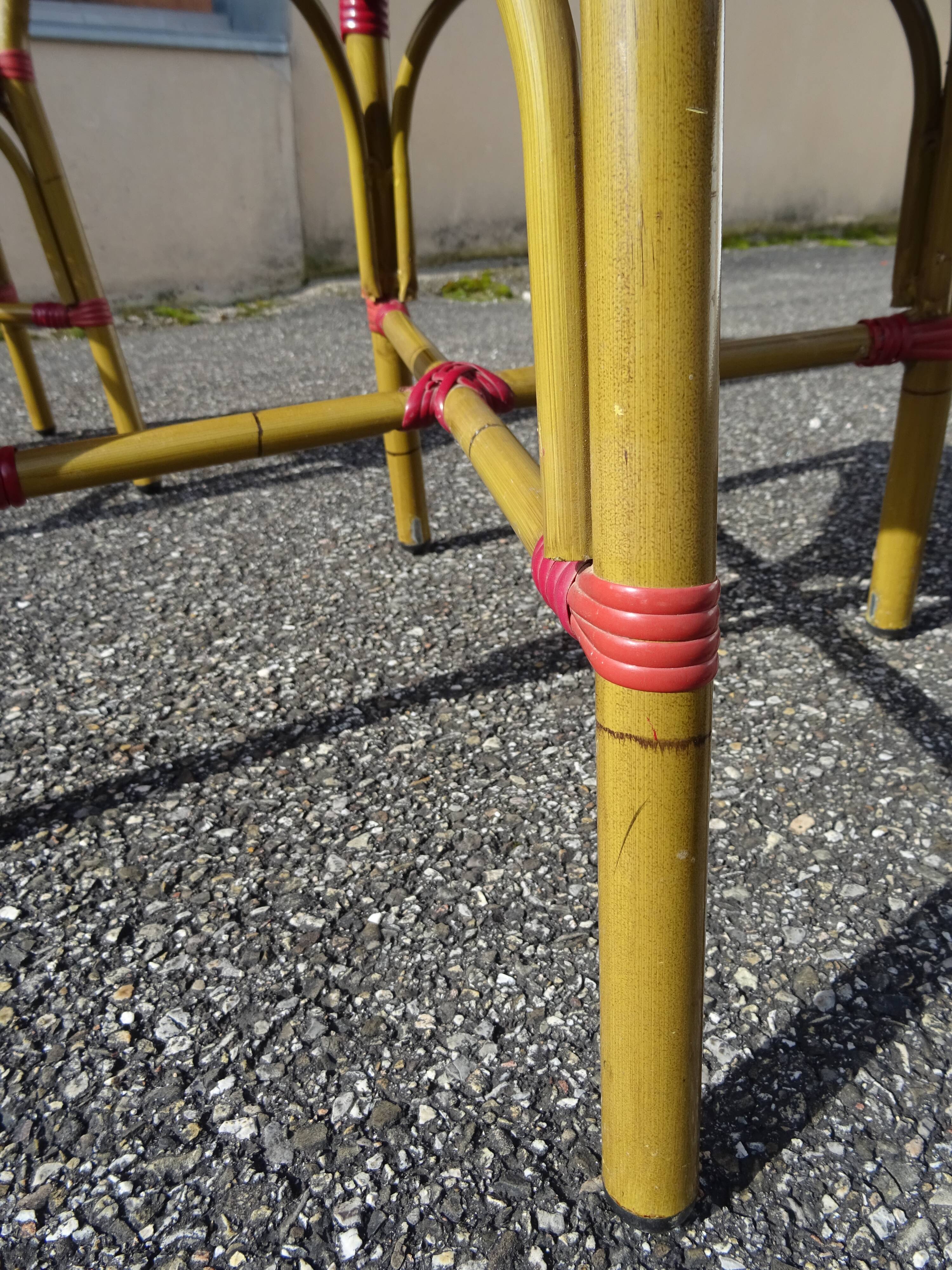 Pair of vintage Parisian bistro chairs