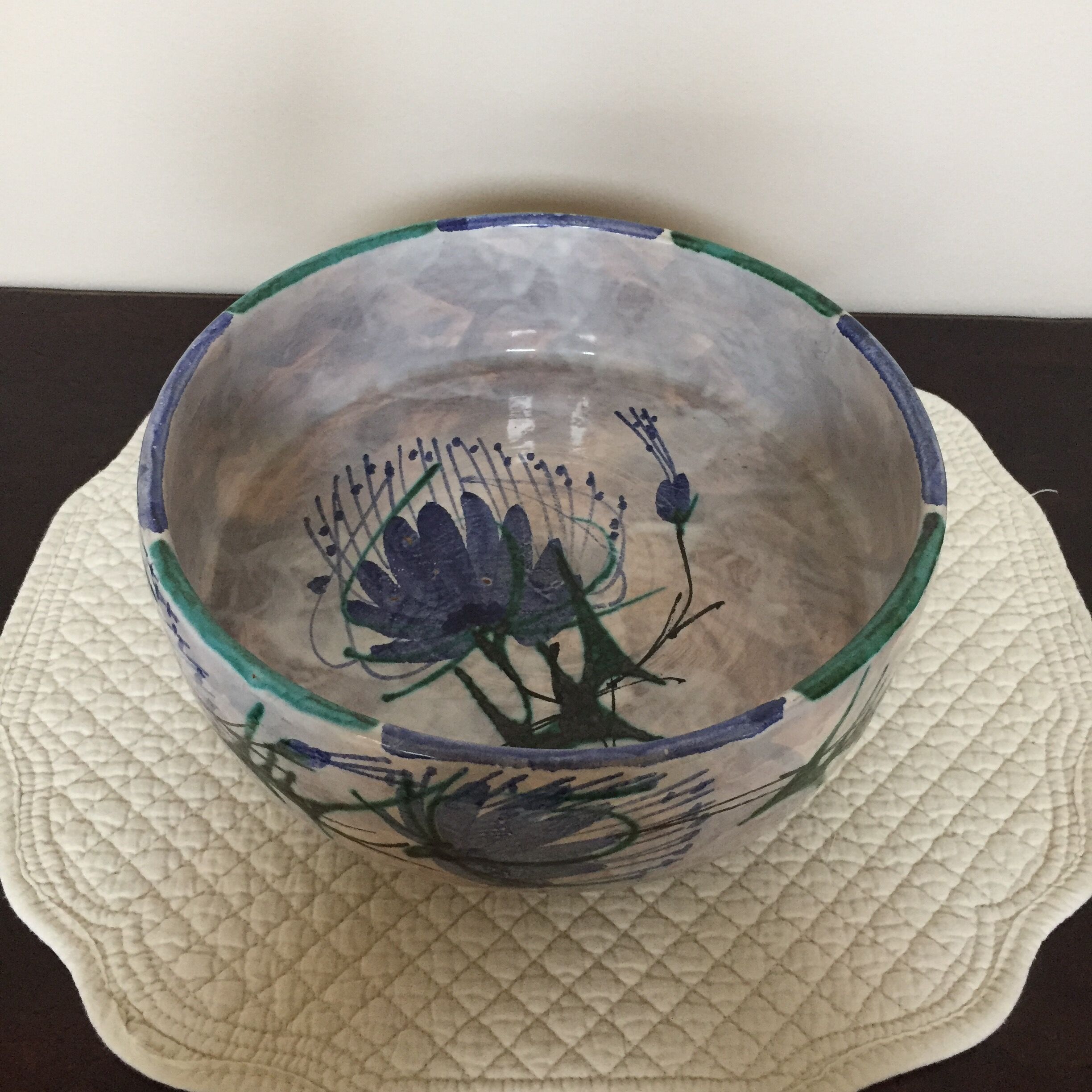 Vallauris enamelled ceramic cut by LE BESCON